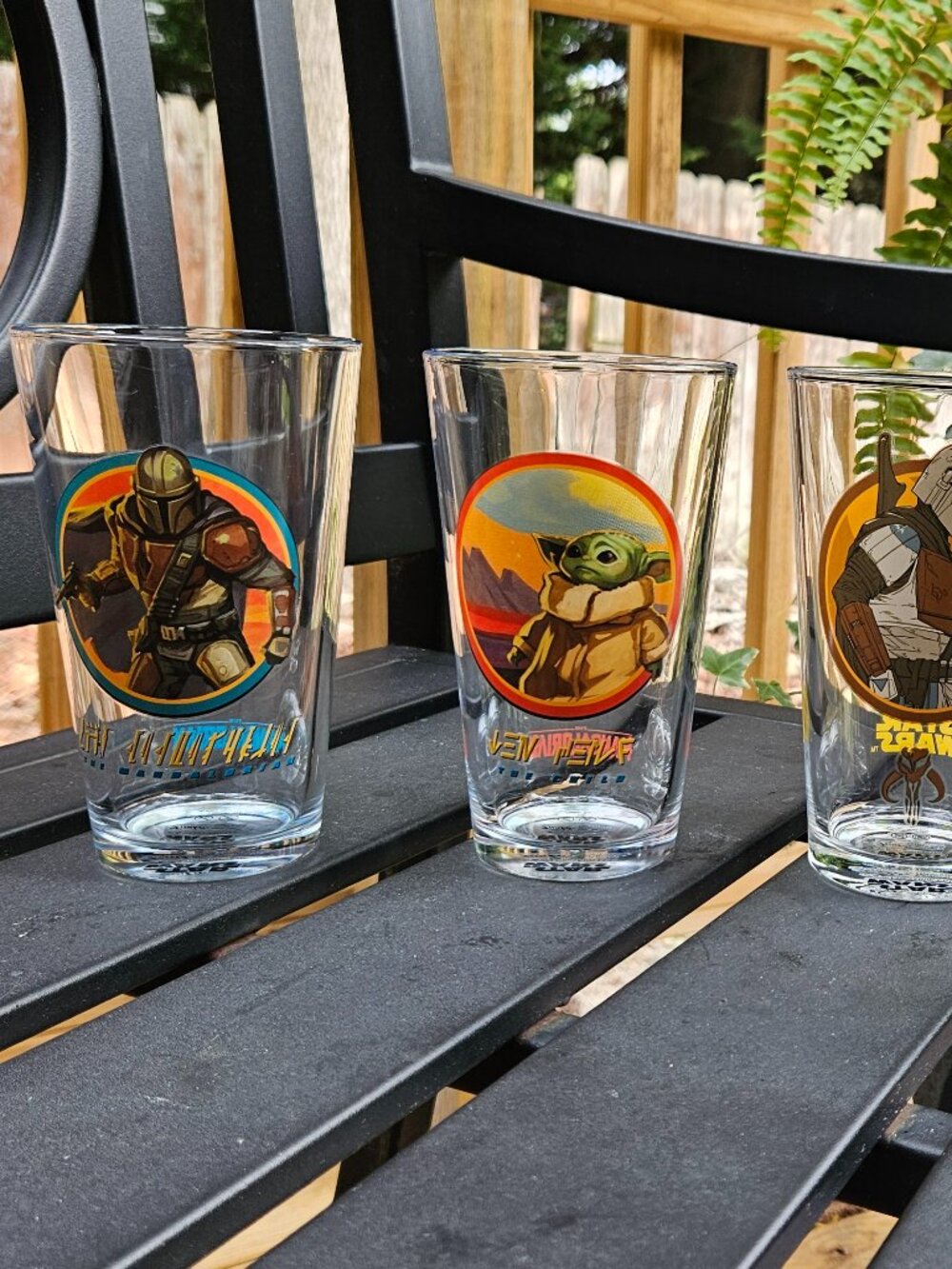 4 Funko Star Wars The Mandalorian & The Child Baby Today Drinking Glass Set NWOB